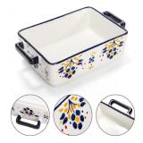 Peohud 1pc Casserole Dish for Oven, Porcelain