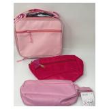 3 PCs Girlsï¿½ Pink Bag Organizer Pouches, Includes