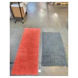 Lot Of 2 Different Kitchen/Laundry Room Rugs