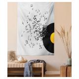 New Ambesonne Music Tapestry Queen Size, Flying