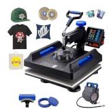 VEVOR 5 in 1 Heat Press-15x15 Inch Heat Press