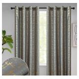 Size 52 x 84 Inches Gold Foil Print Linen