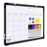 Small Monthly Calendar Dry Erase Whiteboard for