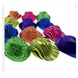 New Lot of 2, 24 Pack Funny Party Hats Neon Party