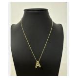 New Gold Initial Necklaces for Women for