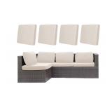 4 Pack Bietyone Patio Cushion Covers,Outdoor