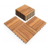 Pack of 10 Deck Tiles - 12"x12" Interlocking