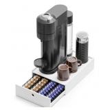 SpaceAid Bamboo Coffee Pod Holder Drawer Storage