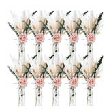 10 Set Dried Pampas Grass Centerpiece for Wedding