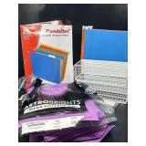 Office Supplies Lot, Includes Hanging