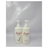 Lot Of 3 Fino Shampoo Used  Damaged Needs Cleaned