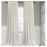 Natural Linen Back Tab Curtains 84 Inch Length