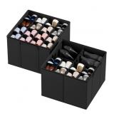 SpaceAid Shoe Organizer for Closet, 2 Pack