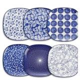 Selamica Porcelain Square Dessert Salad Pasta