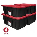 Hyper Tough Large Storage Bin, 27 Gallon