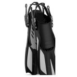 Odoland Flippers Set, Size 9-13 in Menï¿½s, Size