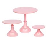 3 Pcs Metal Cake Stand Set 8/10/12 inch Dessert