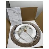 New QAREHL Rattan Chandelier Farmhouse Large 6