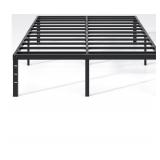 JETO Metal Queen Bed Frame with Storage Space, 14
