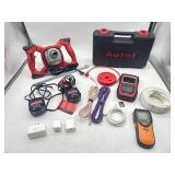Electronics- Autel MaxiCheck, stud finder,