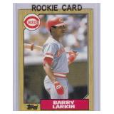 VINTAGE BARRY LARKIN ROOKIE CARD 1987 Topps