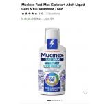 New Mucinex Fast-Max Kickstart Adult LiquidCold