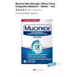 New Mucinex Max Strength 12Hour Chest Congestion
