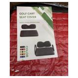 New Golf Cart Seat Covers for EZGO RXV 20, Red.
