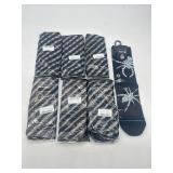 New Lot of 7 Stance Frigid Socks (Large, Black)