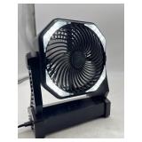 Rechargeable LED fan-tested comes with charger