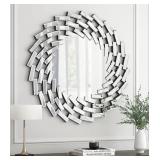 New Sunburst Shape Wall Mirror Round