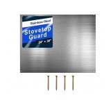 Oudain 24 x 30 Inch Stainless Steel Backsplash