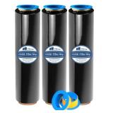 New Black Pallet Wrap Stretch Film: 3 Pack Moving