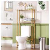 AmazerBath Bamboo Over The Toilet Storage Shelf,