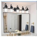 VINLUZ 5 Light Bathroom Vanity Light Fixtures in