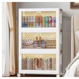 New Fixwal 44QT Stackable Storage Bins with Lid,