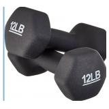 Amazon Basics Neoprene Dumbbell Hand Weights for