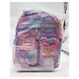 Kawaii Backpack - Pink & Purple Starry Rainbow