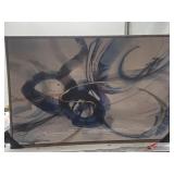 Wall Art Canvas Abstract Art Paintings Blue