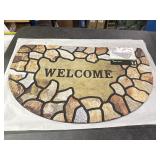 New ANDSTAR 18" x 30" Half Round Door Mat