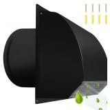 New 10 inch Steel Hooded Wall Vent with