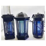 Lot of three electric bug zappers tested working