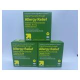 New 3 Pack of Cetirizine Hydrochloride Allergy