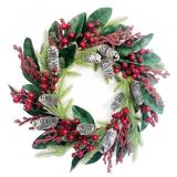 New Huashen Spring Winter Front Door Wreath 24