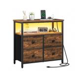 Yoobure Night Stand with Charge Station,