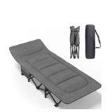 New ATORPOK Camping Cot for Adults with Cushion