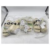 New! 3-pairs Croc M8/W10 crush sandals!