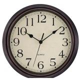 Foxtop Retro Silent Non-Ticking Round Classic