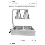 New Portable French Fry Warmer Infrared Heat Lamp