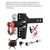 **Read Adjustable Trailer Hitch, Ball Mount with